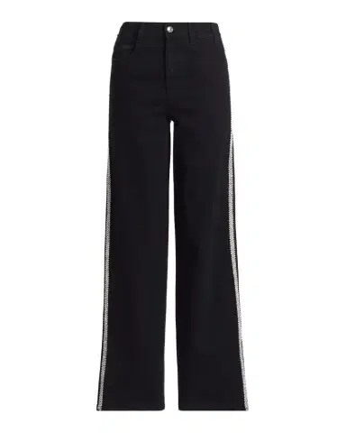 Generation Love Erika Crystal-Embellished High-Rise Wide-Leg Jeans | Thumbnail 1