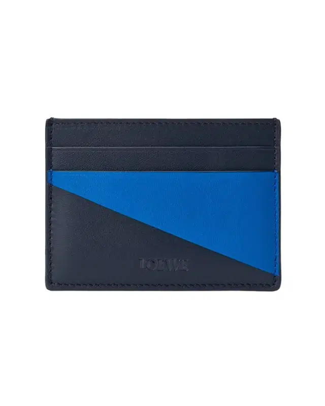 LOEWE Men 's Color-Block Leather Card Holder