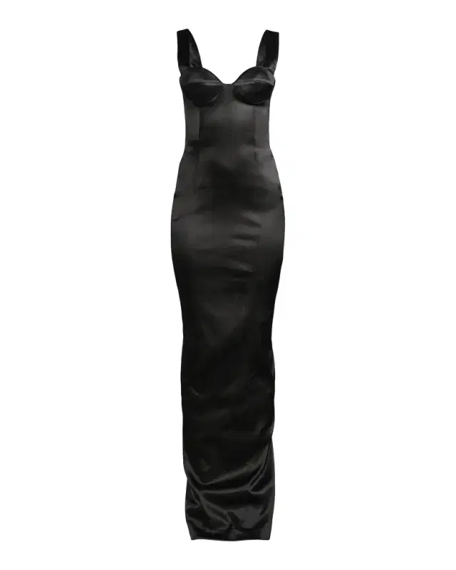 Sau Lee Palmela Sleeveless Satin Gown