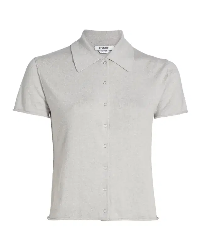 RE/DONE The Conway Cotton-Blend Polo Shirt