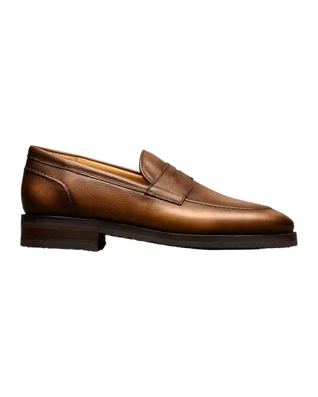 Allen Edmonds Reserve Men 's Roman Grained Leather Penny Loafers