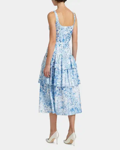 Generation Love Celeste Floral Cotton Poplin Midi Dress | Thumbnail 3