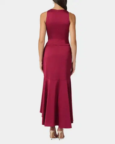 Shoshanna Verena Embellished Draped Midi Dress | Thumbnail 3 Shoshanna Verena Embellished Draped Midi Dress | Thumbnail 3