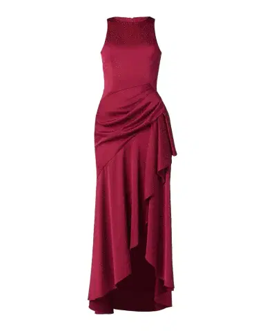 Shoshanna Verena Embellished Draped Midi Dress | Thumbnail 1 Shoshanna Verena Embellished Draped Midi Dress | Thumbnail 1