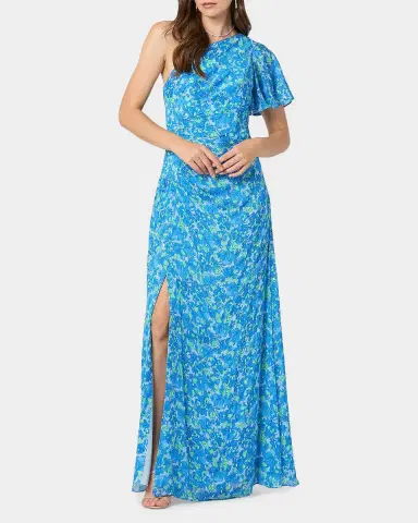 Shoshanna Latissa One-Shoulder Maxi Dress | Thumbnail 2 Shoshanna Latissa One-Shoulder Maxi Dress | Thumbnail 2