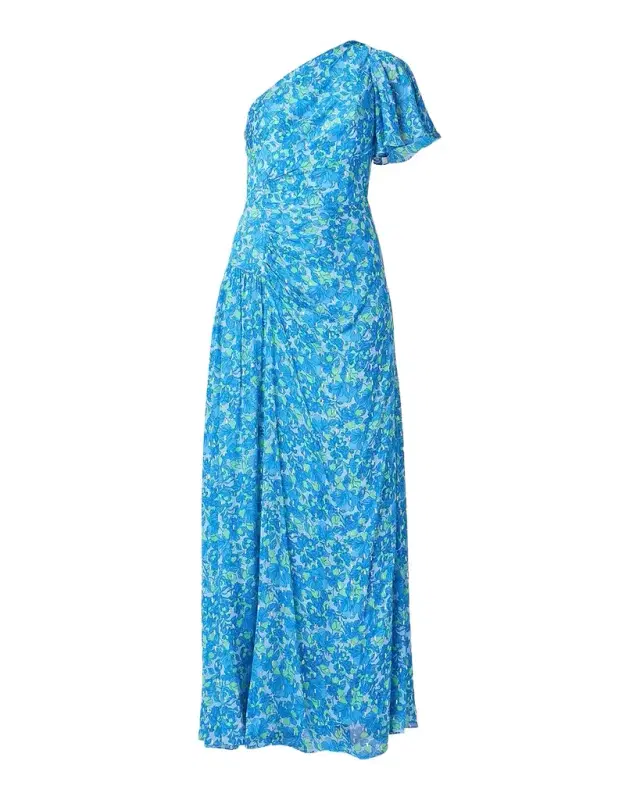 Shoshanna Latissa One-Shoulder Maxi Dress