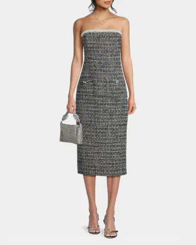 Likely Jules Tweed Strapless Dress | Thumbnail 4 Likely Jules Tweed Strapless Dress | Thumbnail 4