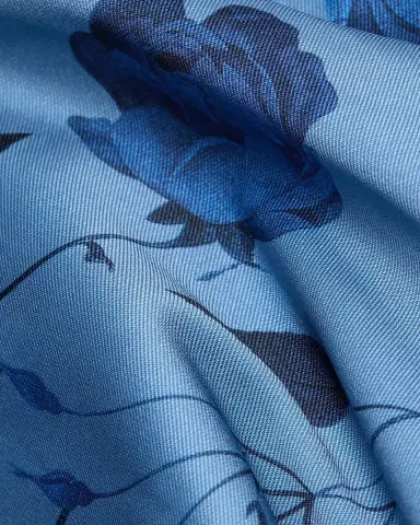 SACHIN BABI Astor Satin Belted Floral Gown | Thumbnail 6