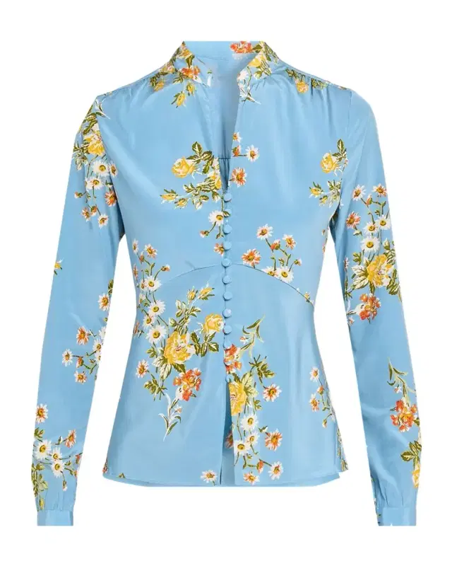 Fable Floral Silk Blouse