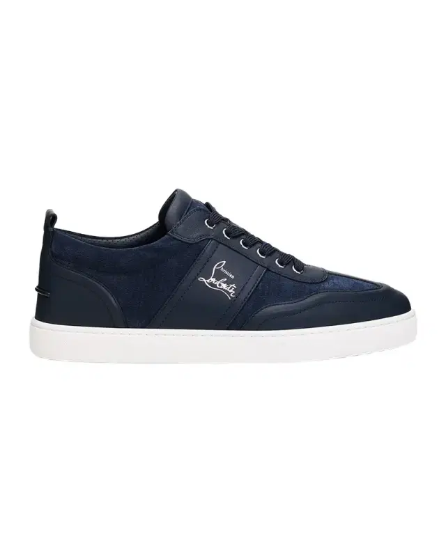 Christian Louboutin Men 's Retero Reversed Leather Low-Top Sneakers