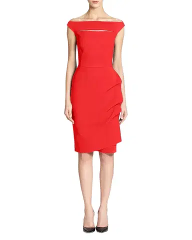 Chiara Boni La Petite Robe Melania Short Off-The-Shoulder Dress | Thumbnail 1