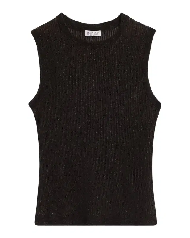Brunello Cucinelli Rib-Knit Sweater Vest