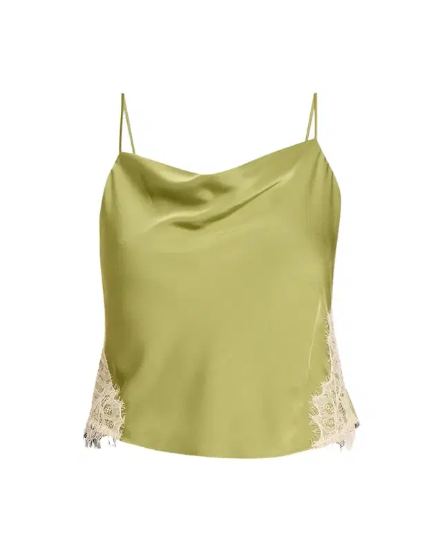 Cinq à Sept Esme Satin Lace-Trim Camisole