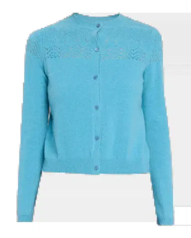 Ulla Johnson Cassia Pointelle Knit Crewneck Cardigan | Thumbnail 5 Ulla Johnson Cassia Pointelle Knit Crewneck Cardigan | Thumbnail 5