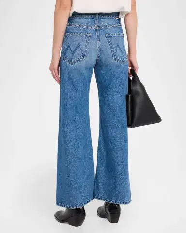 Mother Lil Lemon Twist Wide-Leg Jeans | Thumbnail 3