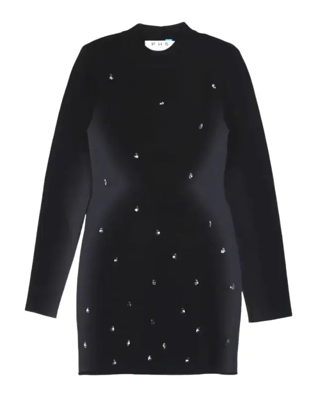 PH5 Neil Embellished Mock-Neck Mini Dress