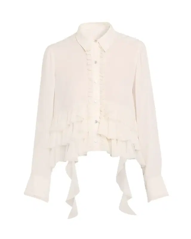 Cinq à Sept Nori Ruffled Button-Front Shirt