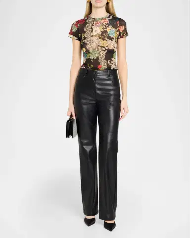 Alice + Olivia Tess Crewneck Tee | Thumbnail 2