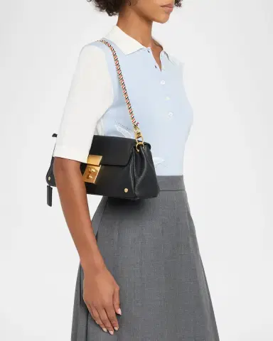Thom Browne Mrs. Thom Grain Leather Clutch Bag | Thumbnail 7 Thom Browne Mrs. Thom Grain Leather Clutch Bag | Thumbnail 7