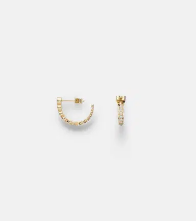 Sophie Bille Brahe Boucle Ensemble 18kt gold earrings with diamonds | Thumbnail 2