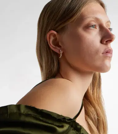 Sophie Bille Brahe Boucle Ensemble 18kt gold earrings with diamonds | Thumbnail 4