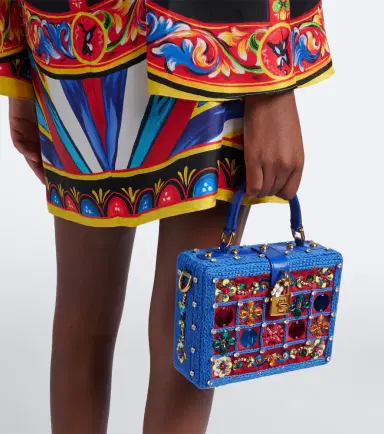 Dolce & Gabbana Dolce Box beaded box bag | Thumbnail 5