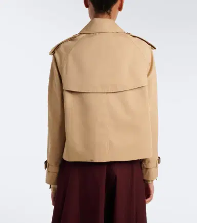 Burberry Double-breasted cotton gabardine jacket | Thumbnail 2