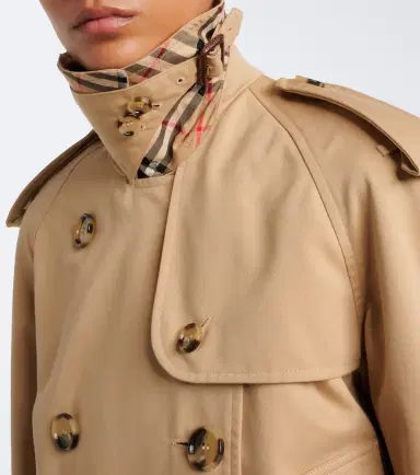 Burberry Double-breasted cotton gabardine jacket | Thumbnail 5