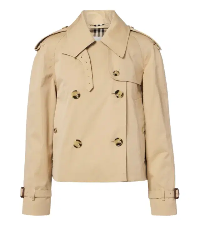 Burberry Double-breasted cotton gabardine jacket