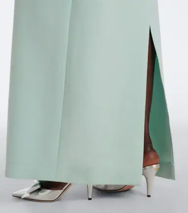 Oscar de la Renta Crystal-embellished wool-blend gown | Thumbnail 7 Oscar de la Renta Crystal-embellished wool-blend gown | Thumbnail 7