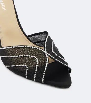 Mach & Mach Rainbow embellished mesh sandals | Thumbnail 4 Mach & Mach Rainbow embellished mesh sandals | Thumbnail 4
