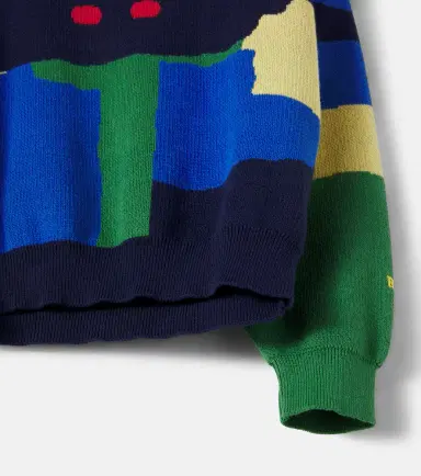 Bobo Choses Paint Forest cotton jacquard sweater | Thumbnail 3