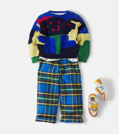 Bobo Choses Paint Forest cotton jacquard sweater | Thumbnail 4
