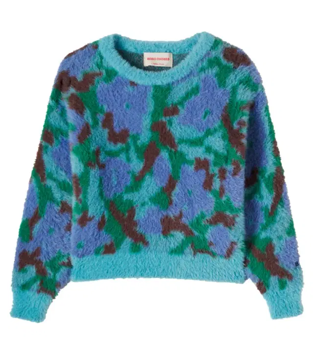 Bobo Choses Watercolor jacquard sweater