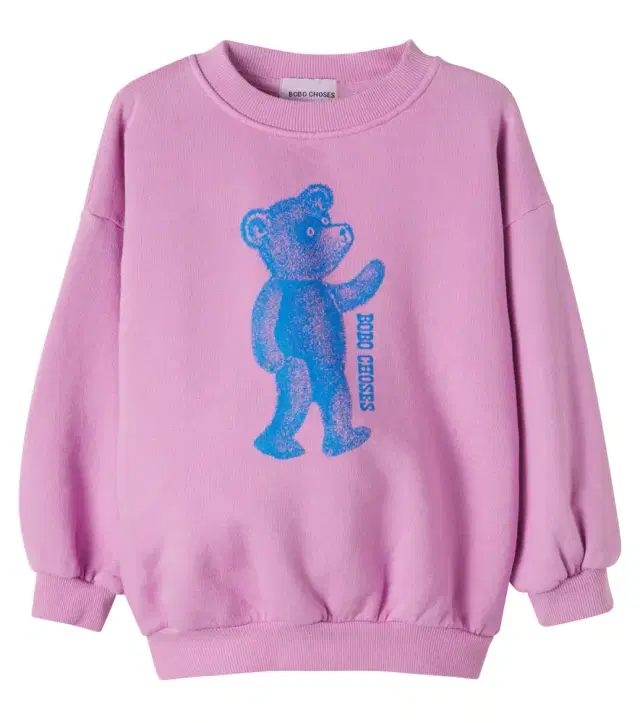 Bobo Choses Printed cotton-blend jersey sweatshirt