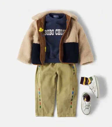 Bobo Choses Embroidered cotton twill pants | Thumbnail 4