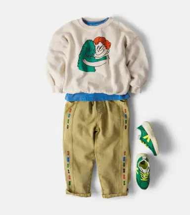 Bobo Choses Printed cotton jersey sweatshirt | Thumbnail 4