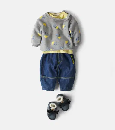 Bobo Choses Baby printed jeans | Thumbnail 4