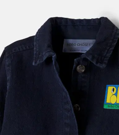 Bobo Choses Baby denim shirt | Thumbnail 2