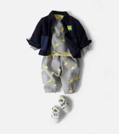 Bobo Choses Baby denim shirt | Thumbnail 4