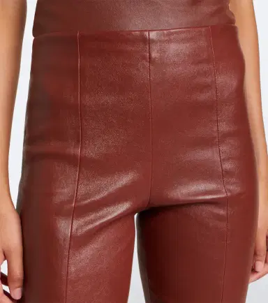 STOULS Gege leather flared pants | Thumbnail 4 STOULS Gege leather flared pants | Thumbnail 4