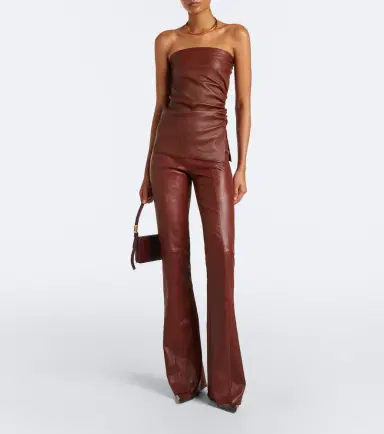 STOULS Gege leather flared pants | Thumbnail 6 STOULS Gege leather flared pants | Thumbnail 6