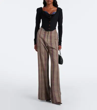 Vivienne Westwood Bea knitted cotton and cashmere cardigan | Thumbnail 3