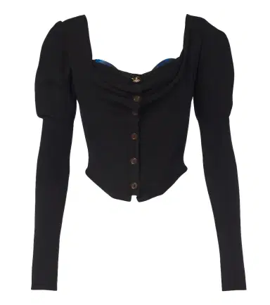 Vivienne Westwood Bea knitted cotton and cashmere cardigan | Thumbnail 1