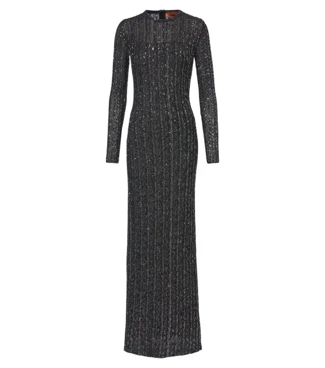 Missoni Sequined knitted gown