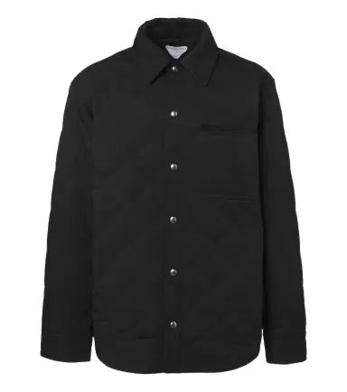 Bottega Veneta Intrecciato quilted cotton-blend overshirt | Thumbnail 1 Bottega Veneta Intrecciato quilted cotton-blend overshirt | Thumbnail 1