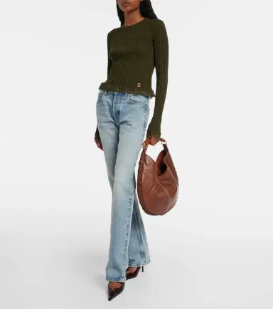 Saint Laurent Mombasa Medium leather shoulder bag | Thumbnail 7