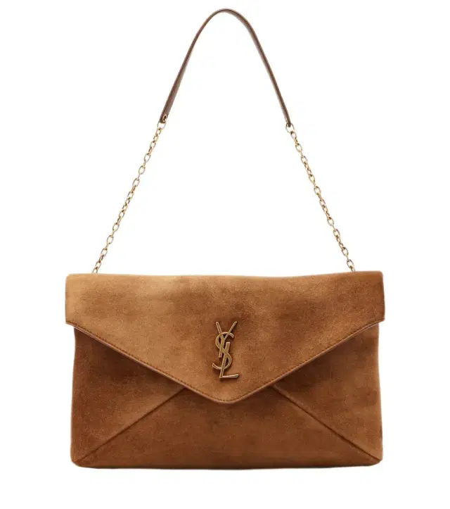 Saint Laurent Cassandre Large suede shoulder bag