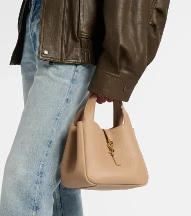 Saint Laurent Le 5 à 7 Baby Bea leather top-handle bag | Thumbnail 4