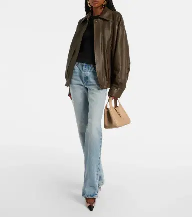 Saint Laurent Le 5 à 7 Baby Bea leather top-handle bag | Thumbnail 5